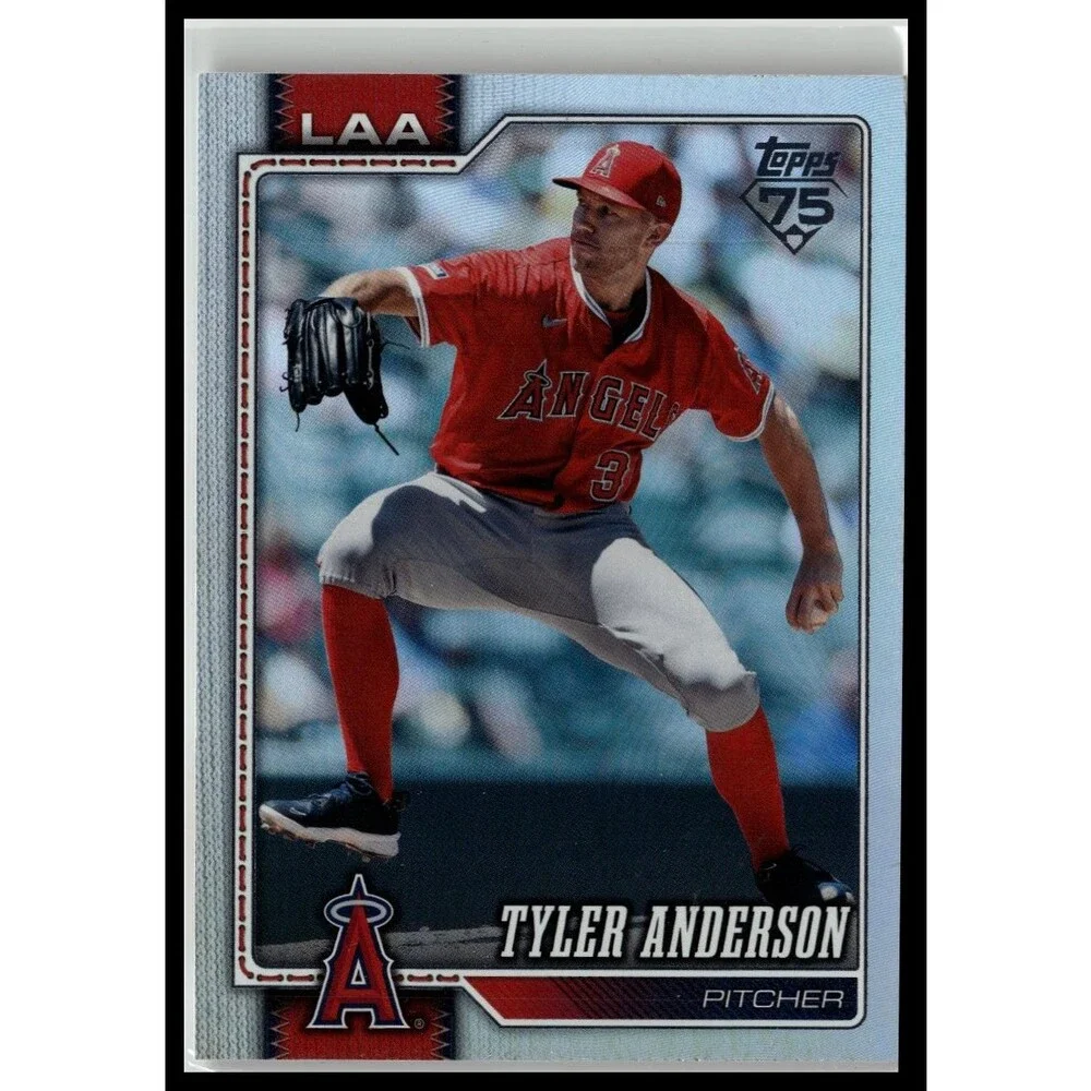2026 Topps Tyler Anderson #694 Los Angeles Angels Gold #/2026